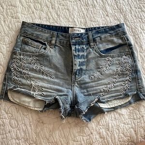 Pistols Embroidered Shorts